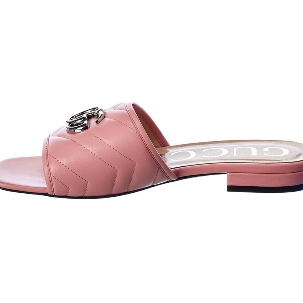 Gucci double G matelasse leather slide - Picture 9 of 10